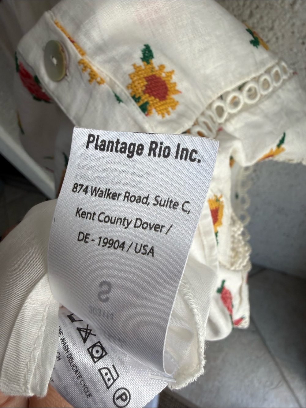 FARM Rio White Midi Dress with Pink & Yellow Floral Print - Picture 9 of 10